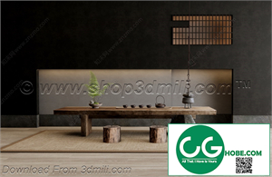 Tea Room 46 3D Model